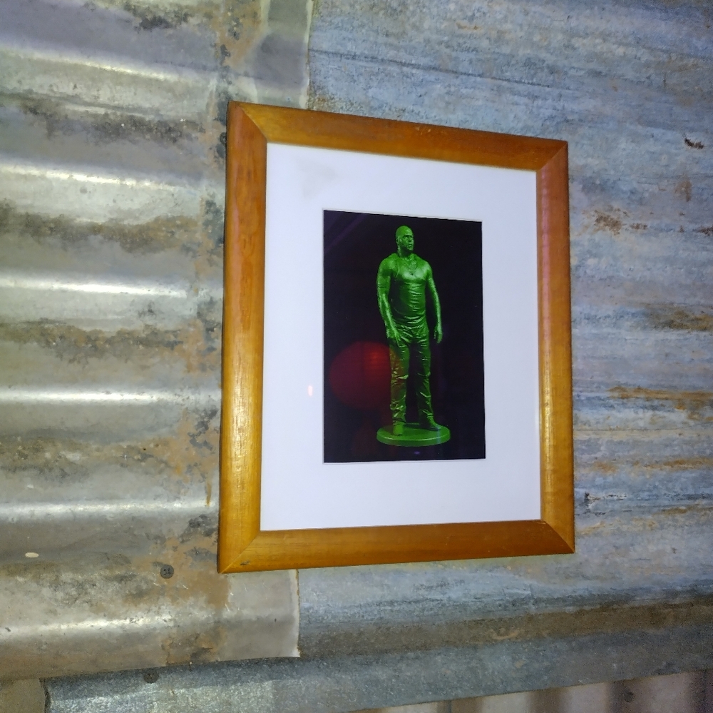 Struggle Jennings Plastic Army Man Framed Art Print By Neon Nicho